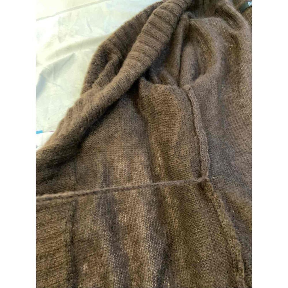 Vs Body by Victoria Mohair sweater brown large cowl neck cardigan "No Belt" L‎ - Picture 7 of 11